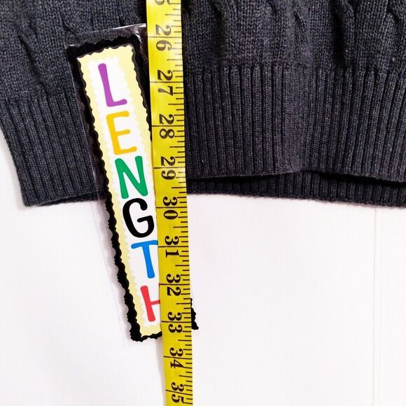 Jos A Bank Executive Collection Gray Crew Neck Long Sleeve Cable Knit Sweater 2X - Picture 7 of 10